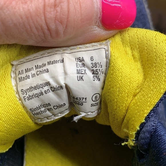 KangaROOs Blue Yellow Vintage Sneakers Sz 6. SNK0317C - Picture 6 of 7